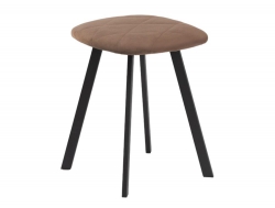 Табурет Омега.2 (30x15) Текстиль LEONARDO 05 (кофе с молоком)