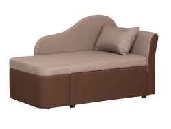 Тахта Мася-12 левый жаккард тесла корица / жаккард тесла шоколад