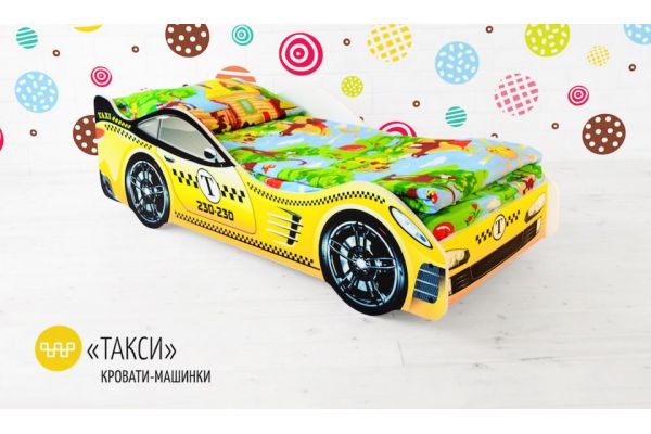 Кровать детская машина Такси