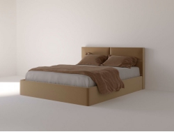 Кровать Токио с подъемным механизмом 1600*2000 Бежевый велюр