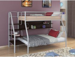 Двухъярусная кровать Толедо 1 П серый-венге