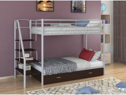 Двухъярусная кровать Толедо Я серый-венге