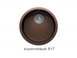 Кухонная мойка Tolero R-104 Коричневый 817