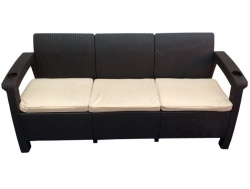 Диван Yalta Sofa 3 Set шоколадный