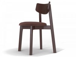 Стул Вега с мягким сидением Орех-Кофе