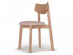 Стул Вега с мягким сидением Морилка дуб натуральный-Карамель