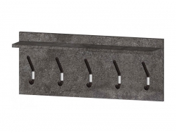 Вешалка Юми цемент темный