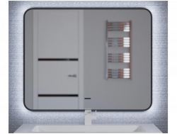 Зеркало Uperwood Modul черное холодная подсветка 60х80 см